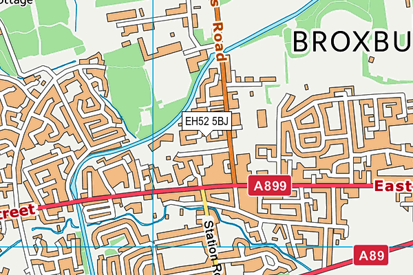 EH52 5BJ map - OS VectorMap District (Ordnance Survey) EH52 5BJ map - OS VectorMap District (Ordnance Survey)