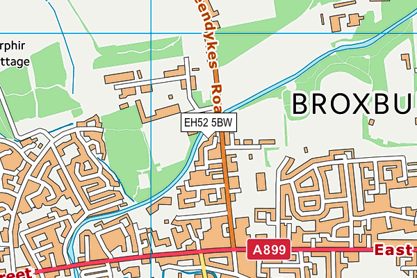EH52 5BW map - OS VectorMap District (Ordnance Survey) EH52 5BW map - OS VectorMap District (Ordnance Survey)