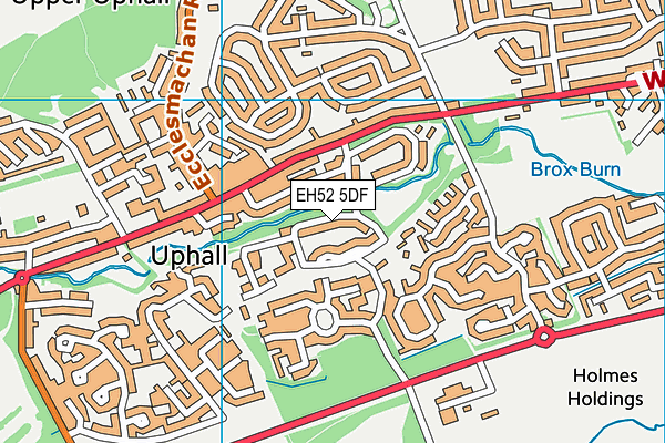 EH52 5DF map - OS VectorMap District (Ordnance Survey) EH52 5DF map - OS VectorMap District (Ordnance Survey)