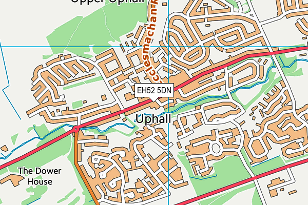 EH52 5DN map - OS VectorMap District (Ordnance Survey) EH52 5DN map - OS VectorMap District (Ordnance Survey)