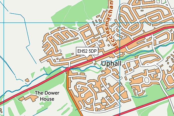 EH52 5DP map - OS VectorMap District (Ordnance Survey) EH52 5DP map - OS VectorMap District (Ordnance Survey)