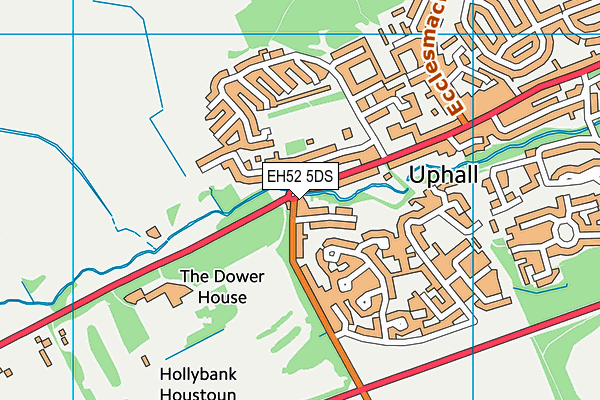 EH52 5DS map - OS VectorMap District (Ordnance Survey) EH52 5DS map - OS VectorMap District (Ordnance Survey)