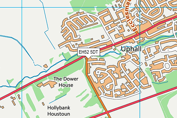 EH52 5DT map - OS VectorMap District (Ordnance Survey) EH52 5DT map - OS VectorMap District (Ordnance Survey)