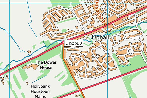 EH52 5DU map - OS VectorMap District (Ordnance Survey) EH52 5DU map - OS VectorMap District (Ordnance Survey)