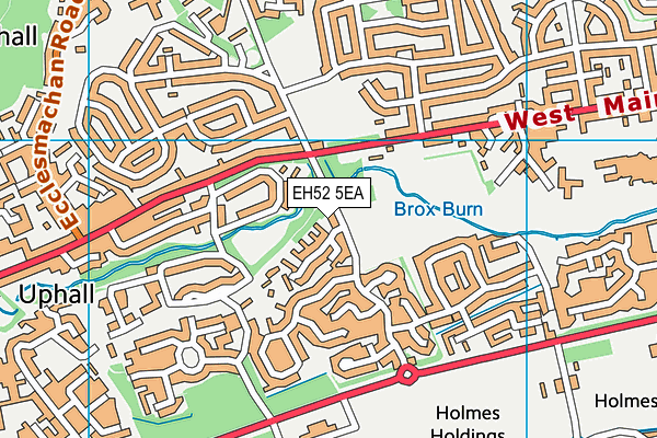 EH52 5EA map - OS VectorMap District (Ordnance Survey)