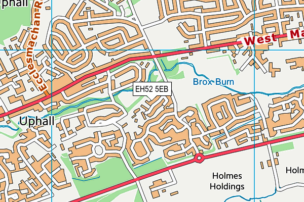 EH52 5EB map - OS VectorMap District (Ordnance Survey) EH52 5EB map - OS VectorMap District (Ordnance Survey)