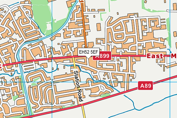 EH52 5EF map - OS VectorMap District (Ordnance Survey) EH52 5EF map - OS VectorMap District (Ordnance Survey)