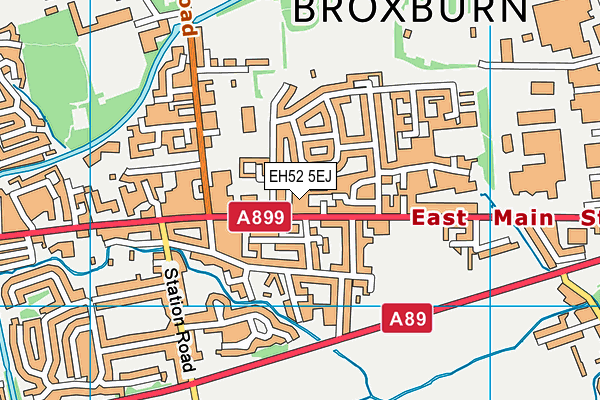 EH52 5EJ map - OS VectorMap District (Ordnance Survey) EH52 5EJ map - OS VectorMap District (Ordnance Survey)