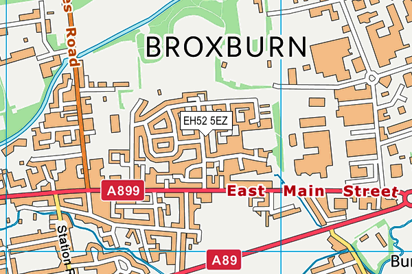 EH52 5EZ map - OS VectorMap District (Ordnance Survey) EH52 5EZ map - OS VectorMap District (Ordnance Survey)