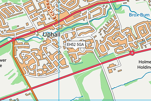 EH52 5GA map - OS VectorMap District (Ordnance Survey) EH52 5GA map - OS VectorMap District (Ordnance Survey)