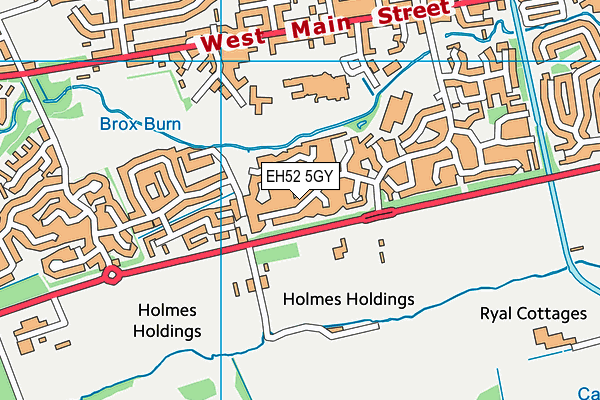 EH52 5GY map - OS VectorMap District (Ordnance Survey) EH52 5GY map - OS VectorMap District (Ordnance Survey)