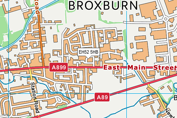 EH52 5HB map - OS VectorMap District (Ordnance Survey) EH52 5HB map - OS VectorMap District (Ordnance Survey)
