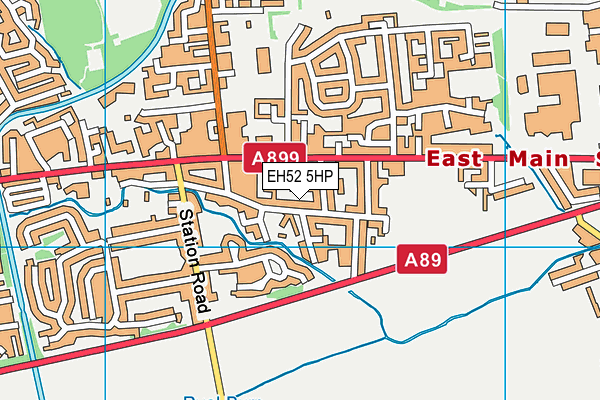 EH52 5HP map - OS VectorMap District (Ordnance Survey)