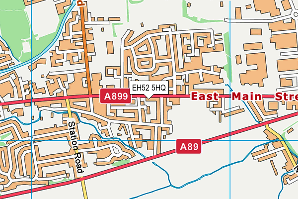 EH52 5HQ map - OS VectorMap District (Ordnance Survey) EH52 5HQ map - OS VectorMap District (Ordnance Survey)