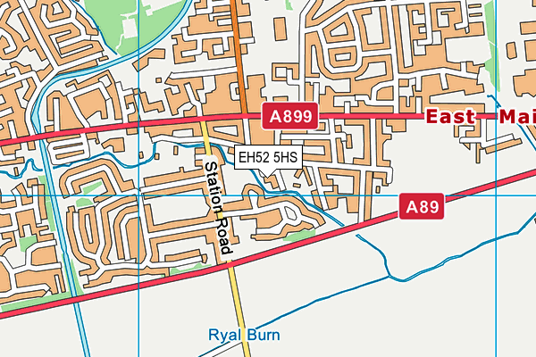 EH52 5HS map - OS VectorMap District (Ordnance Survey) EH52 5HS map - OS VectorMap District (Ordnance Survey)