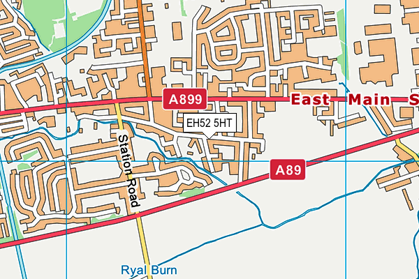 EH52 5HT map - OS VectorMap District (Ordnance Survey) EH52 5HT map - OS VectorMap District (Ordnance Survey)