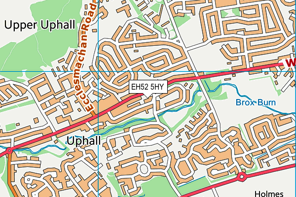 EH52 5HY map - OS VectorMap District (Ordnance Survey) EH52 5HY map - OS VectorMap District (Ordnance Survey)