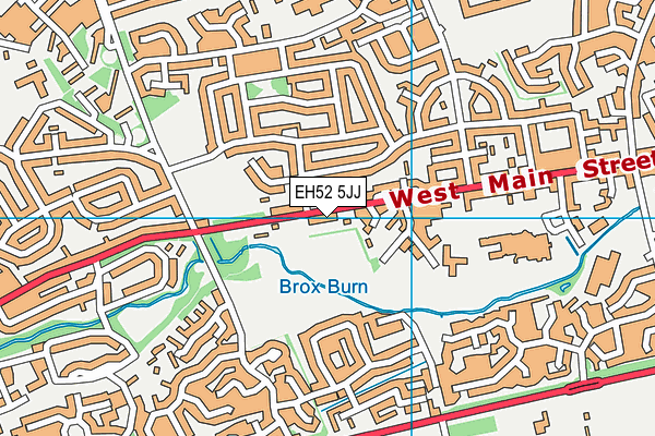 EH52 5JJ map - OS VectorMap District (Ordnance Survey) EH52 5JJ map - OS VectorMap District (Ordnance Survey)