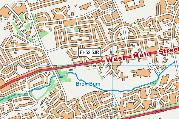 EH52 5JR map - OS VectorMap District (Ordnance Survey) EH52 5JR map - OS VectorMap District (Ordnance Survey)