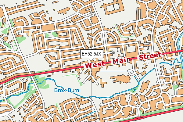 EH52 5JX map - OS VectorMap District (Ordnance Survey) EH52 5JX map - OS VectorMap District (Ordnance Survey)