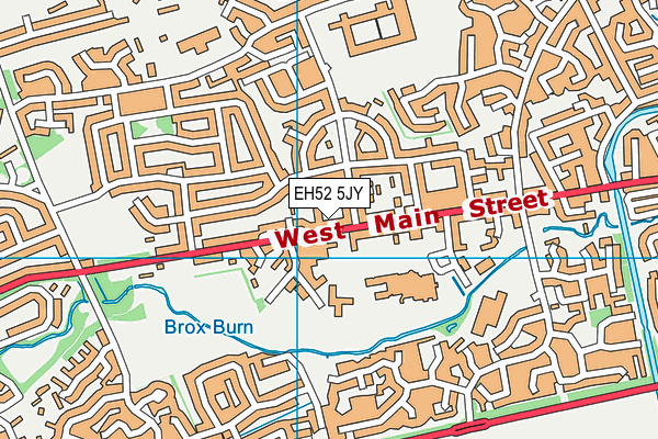 EH52 5JY map - OS VectorMap District (Ordnance Survey) EH52 5JY map - OS VectorMap District (Ordnance Survey)
