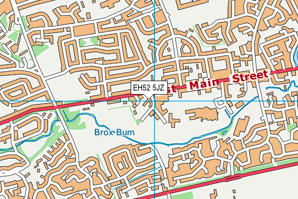 EH52 5JZ map - OS VectorMap District (Ordnance Survey) EH52 5JZ map - OS VectorMap District (Ordnance Survey)