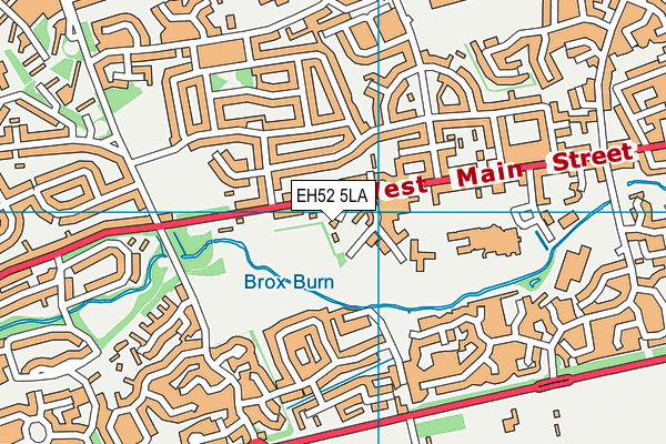 EH52 5LA map - OS VectorMap District (Ordnance Survey) EH52 5LA map - OS VectorMap District (Ordnance Survey)