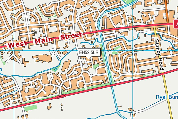EH52 5LR map - OS VectorMap District (Ordnance Survey) EH52 5LR map - OS VectorMap District (Ordnance Survey)