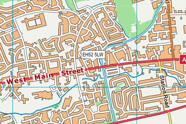 EH52 5LW map - OS VectorMap District (Ordnance Survey) EH52 5LW map - OS VectorMap District (Ordnance Survey)