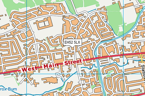 EH52 5LX map - OS VectorMap District (Ordnance Survey) EH52 5LX map - OS VectorMap District (Ordnance Survey)