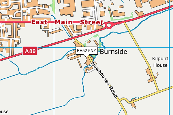 EH52 5NZ map - OS VectorMap District (Ordnance Survey) EH52 5NZ map - OS VectorMap District (Ordnance Survey)