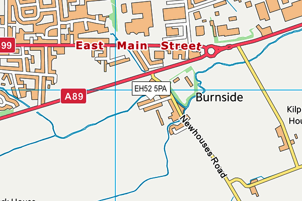 EH52 5PA map - OS VectorMap District (Ordnance Survey) EH52 5PA map - OS VectorMap District (Ordnance Survey)