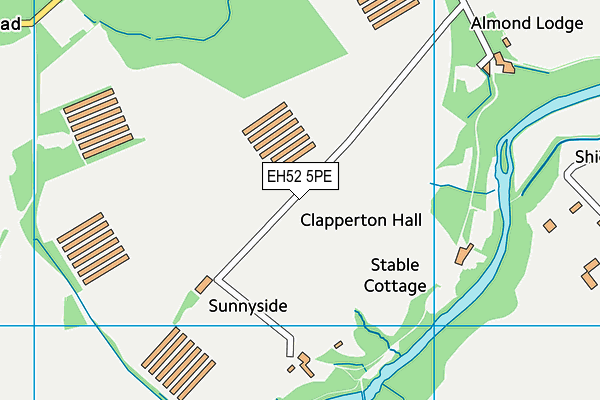 EH52 5PE map - OS VectorMap District (Ordnance Survey) EH52 5PE map - OS VectorMap District (Ordnance Survey)