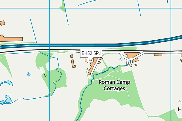 EH52 5PJ map - OS VectorMap District (Ordnance Survey) EH52 5PJ map - OS VectorMap District (Ordnance Survey)