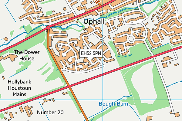 EH52 5PN map - OS VectorMap District (Ordnance Survey) EH52 5PN map - OS VectorMap District (Ordnance Survey)