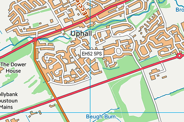 EH52 5PS map - OS VectorMap District (Ordnance Survey) EH52 5PS map - OS VectorMap District (Ordnance Survey)