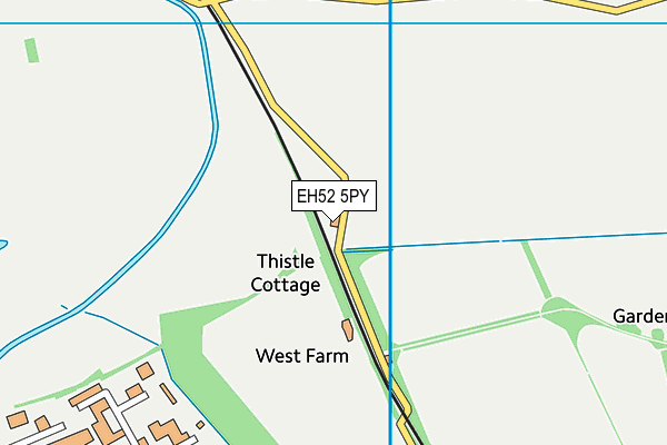 EH52 5PY map - OS VectorMap District (Ordnance Survey)