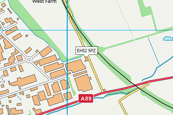 EH52 5PZ map - OS VectorMap District (Ordnance Survey) EH52 5PZ map - OS VectorMap District (Ordnance Survey)