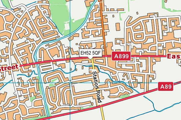 EH52 5QF map - OS VectorMap District (Ordnance Survey) EH52 5QF map - OS VectorMap District (Ordnance Survey)