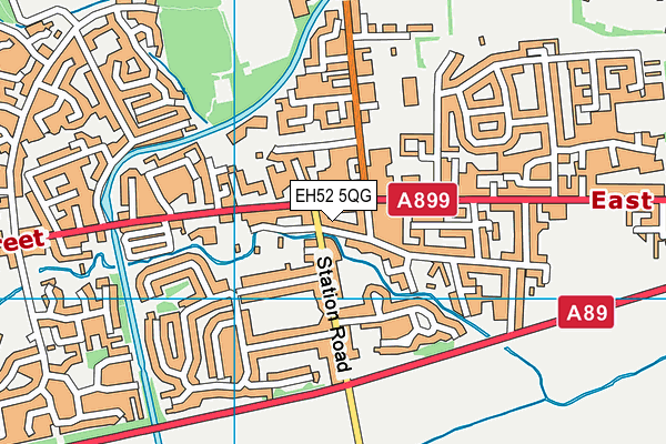EH52 5QG map - OS VectorMap District (Ordnance Survey) EH52 5QG map - OS VectorMap District (Ordnance Survey)