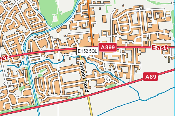 EH52 5QL map - OS VectorMap District (Ordnance Survey) EH52 5QL map - OS VectorMap District (Ordnance Survey)