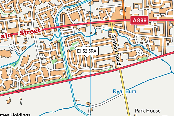 EH52 5RA map - OS VectorMap District (Ordnance Survey) EH52 5RA map - OS VectorMap District (Ordnance Survey)