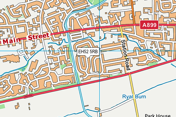 EH52 5RB map - OS VectorMap District (Ordnance Survey) EH52 5RB map - OS VectorMap District (Ordnance Survey)