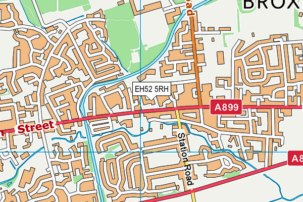 EH52 5RH map - OS VectorMap District (Ordnance Survey) EH52 5RH map - OS VectorMap District (Ordnance Survey)