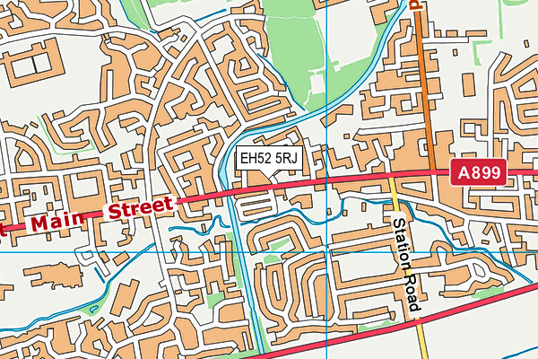 EH52 5RJ map - OS VectorMap District (Ordnance Survey) EH52 5RJ map - OS VectorMap District (Ordnance Survey)