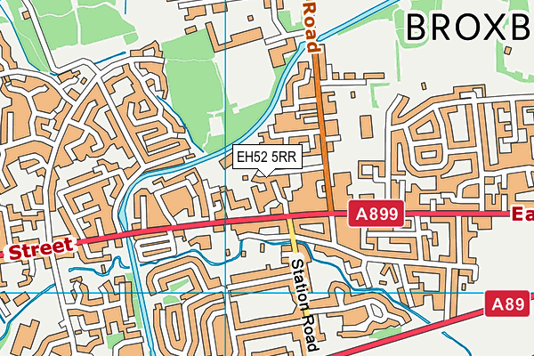 EH52 5RR map - OS VectorMap District (Ordnance Survey) EH52 5RR map - OS VectorMap District (Ordnance Survey)
