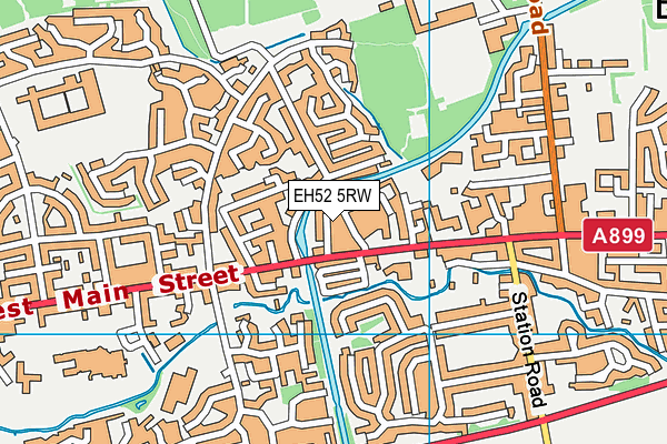 EH52 5RW map - OS VectorMap District (Ordnance Survey) EH52 5RW map - OS VectorMap District (Ordnance Survey)
