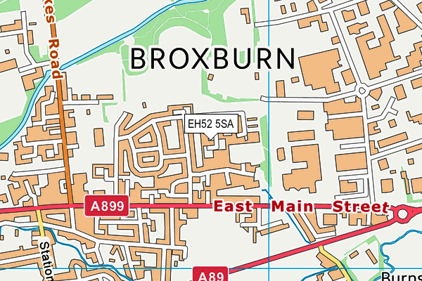 EH52 5SA map - OS VectorMap District (Ordnance Survey) EH52 5SA map - OS VectorMap District (Ordnance Survey)