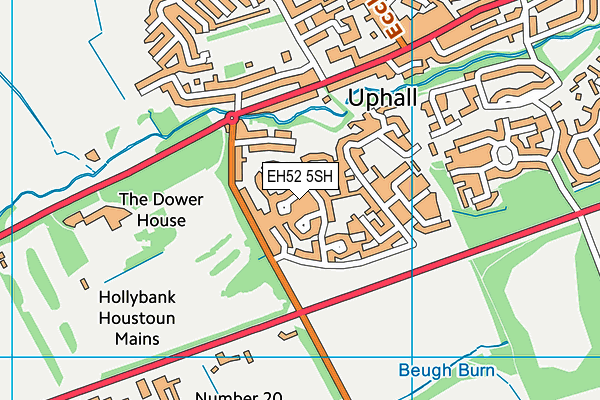 EH52 5SH map - OS VectorMap District (Ordnance Survey) EH52 5SH map - OS VectorMap District (Ordnance Survey)