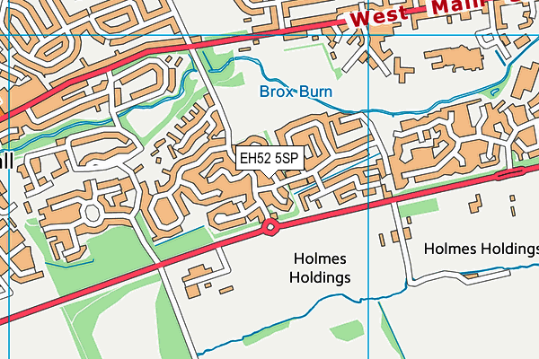 EH52 5SP map - OS VectorMap District (Ordnance Survey) EH52 5SP map - OS VectorMap District (Ordnance Survey)